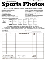 Sports Order Form
